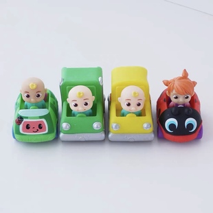 正版散货超级宝贝jojo校车巴士西瓜公仔滑行车玩具车