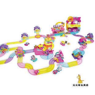 zuru可爱仓鼠乐园超市别墅汉堡套装 电动玩具宠物礼物过家家玩具