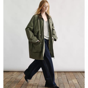 FAEfreeandeasy氲塑无阈 可拆卸工装羽绒风衣