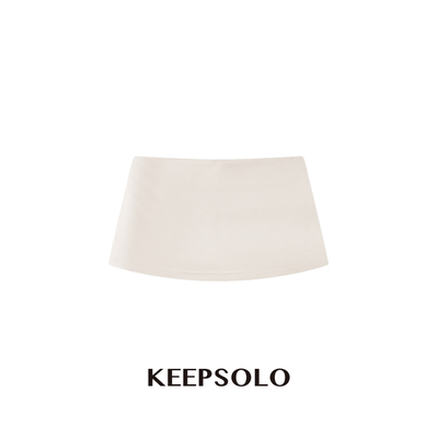 KeepSolo雾面醋酸缎感mini裙裤