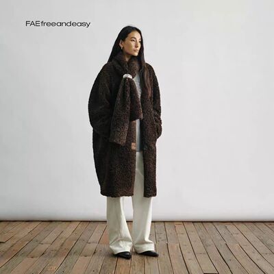 FAEfreeandeasy冬季羊卷毛外套