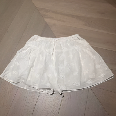 KeepSolo刺绣碎花抽绳mini裙