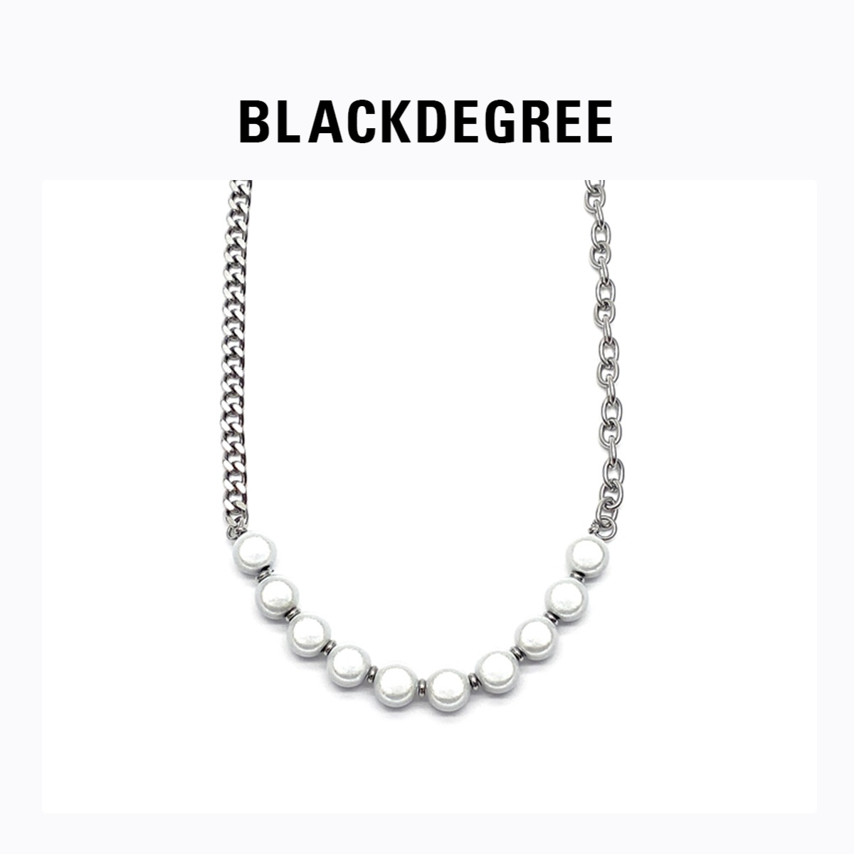 NFF小众潮流古巴反光珍珠项链