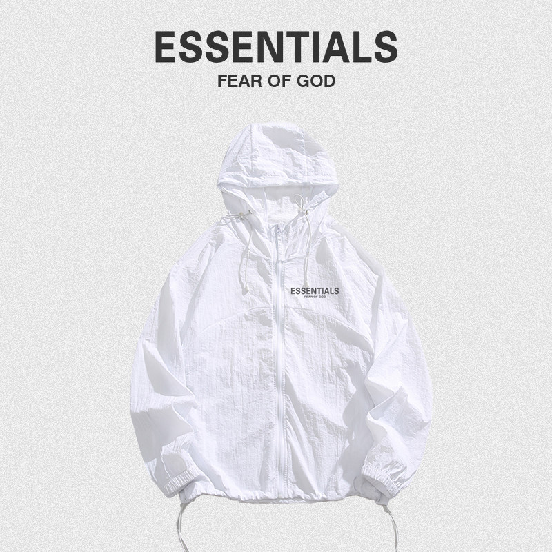 ESSENTIALS防晒服男款连帽FOG防紫外线户外遮阳钓鱼透气皮肤衣女
