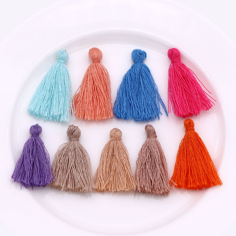 10个迷你小穗子DIY手工流苏耳环流苏中国结流苏吊穗迷你无圈箱包