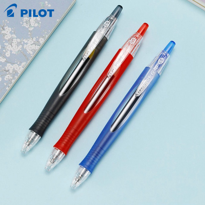 日本pilot文具按动中性笔