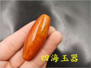 四海玉器 DIY饰品配件马达加斯加玛瑙勒子 大号玛瑙桶珠特价