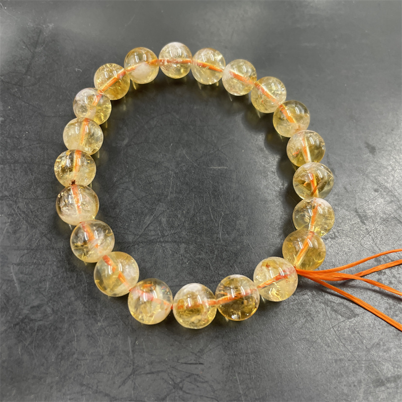 四海玉器 10毫米天然水晶圆珠手链 女款水晶手串 特价