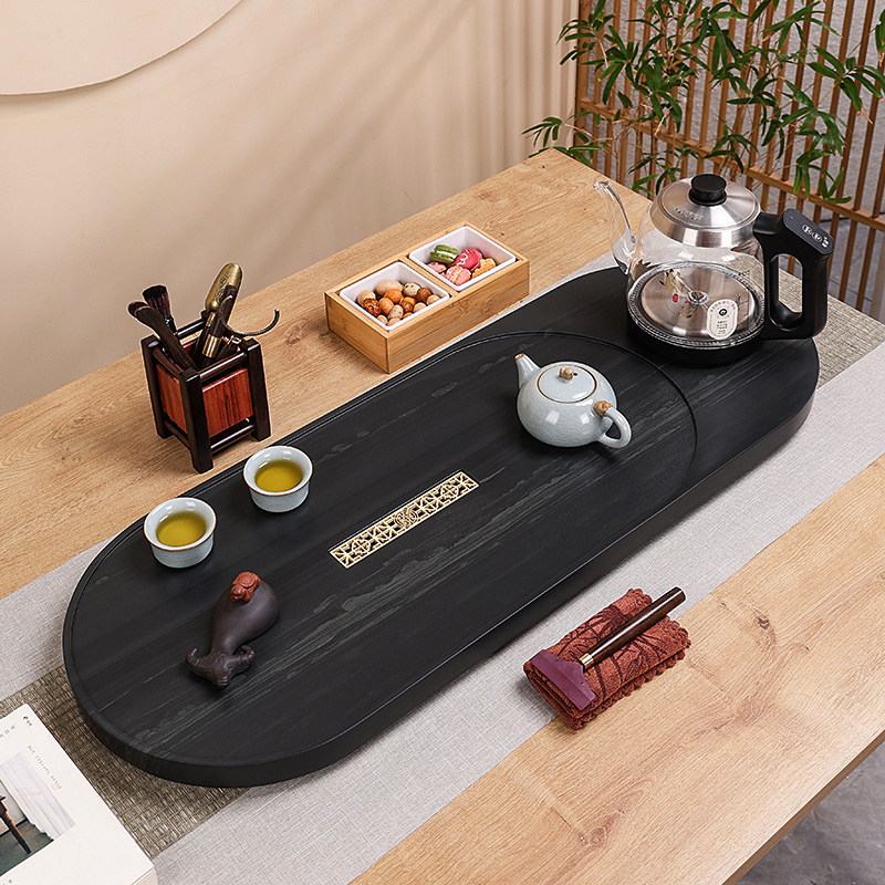 现代简约石头套装整块办公室茶盘