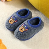 Детские тапочки, зимняя нескользящая сумка для обуви для мальчиков, удерживающие тепло туфли