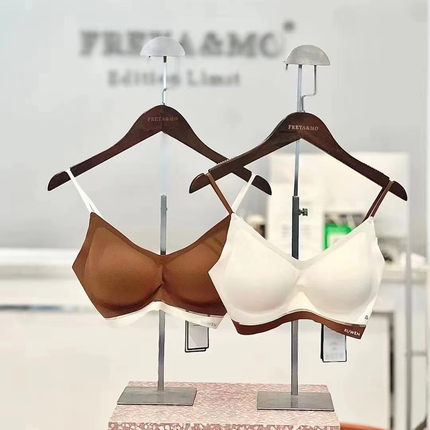 KISSY内衣官方旗舰店正品如撞色细纱吊带吻无痕美背薄款文胸套装