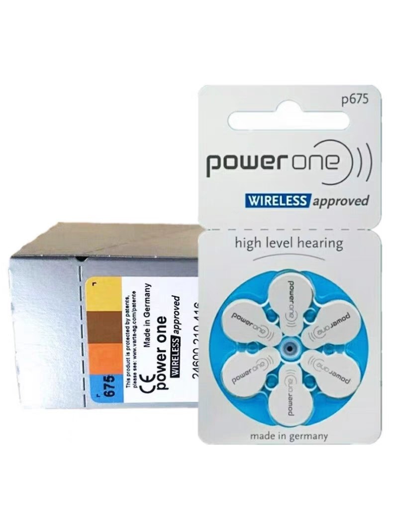 助听器电池德国powerone空气