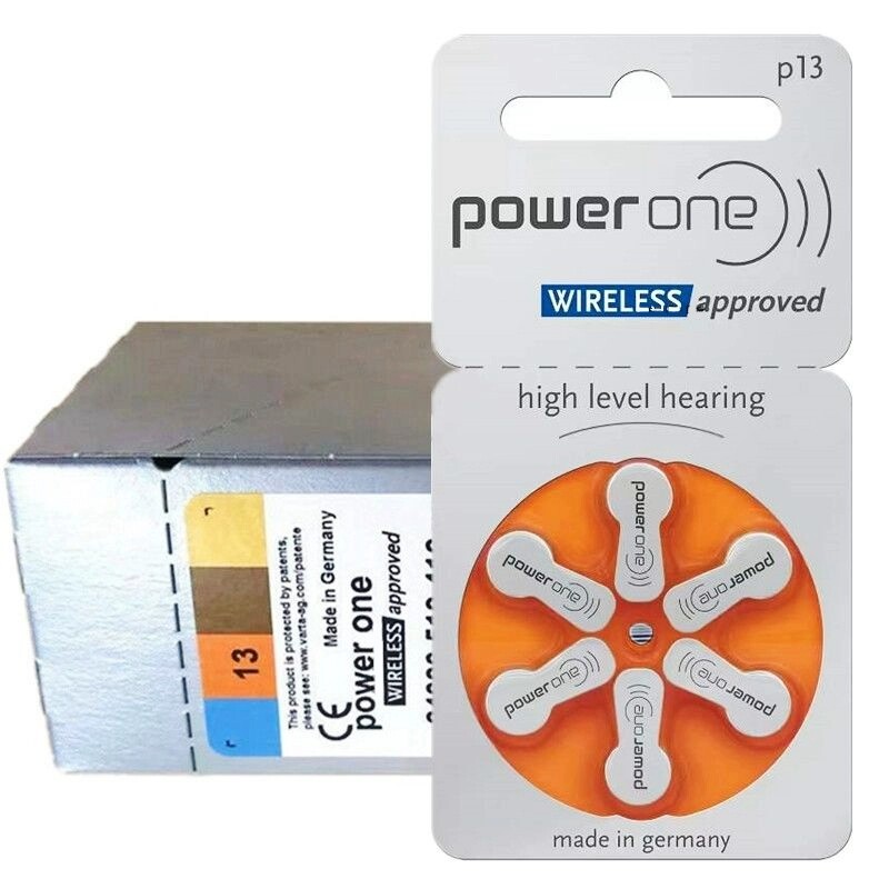 p13助听器电池德国powerone