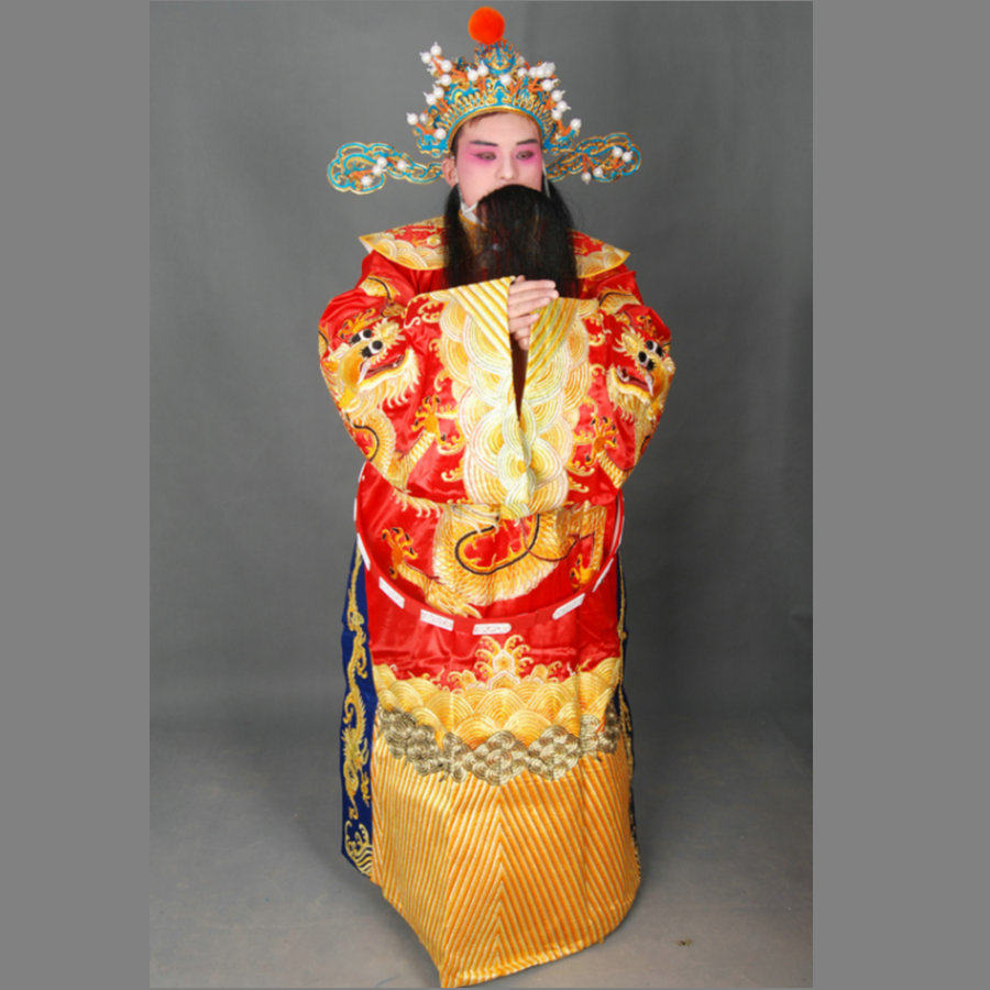 新款财神服 财神装 财神爷服装 高档精品全金财神服 全套