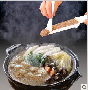 日本SANADA 丸子模具肉圆制作器 加工勺 肉饼料理器 鱼丸制作器