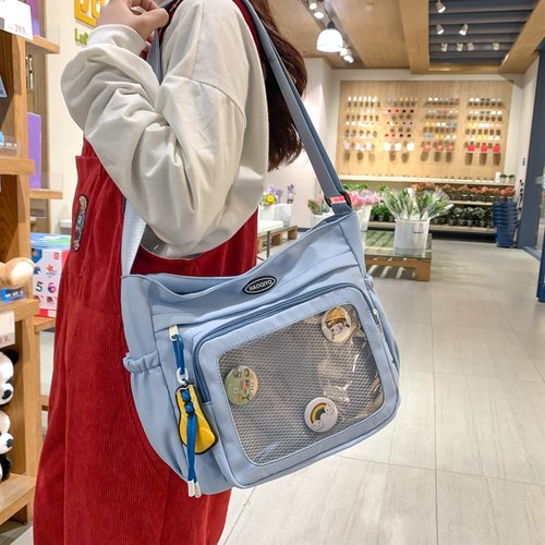 透明痛层斜挎包无品牌