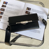 高级设计感盒子包男士潮牌斜挎包小方包单肩包FC65-P65，鞋类箱包手腕包，星座1501