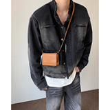 新款小众设计单肩包迷你时尚翻盖斜挎包韩潮男FC50-P50，鞋类箱包手腕包，星座1501