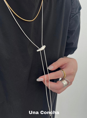 clane松本惠奈同款毛衣链