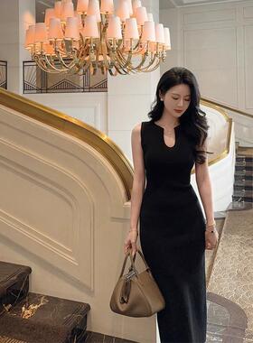 mmm collection 优雅曲线显瘦弹力针织包臀裙女春气质收腰连衣裙