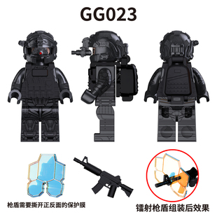 三角洲行动哈德森加速部队猎户座哈夫克卫队积木人仔拼装玩具男孩