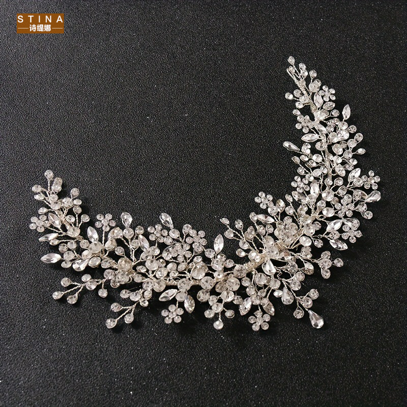 STINA欧美新娘发箍头饰奢华手工