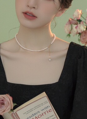 STINA4mm高品质无暇淡水珍珠项链