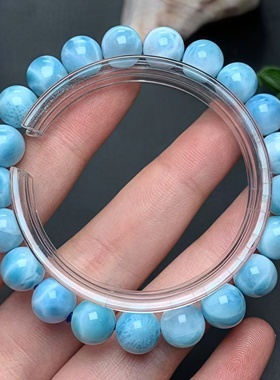 正品天然高品质海纹石9mm圆珠手链女款文玩手串稀有珠宝饰品