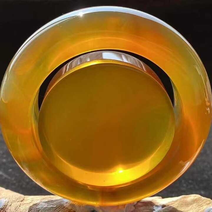 正品天然缅甸琥珀金棕红菊蜜变色龙手镯女款稀有收藏孤品珠宝饰品