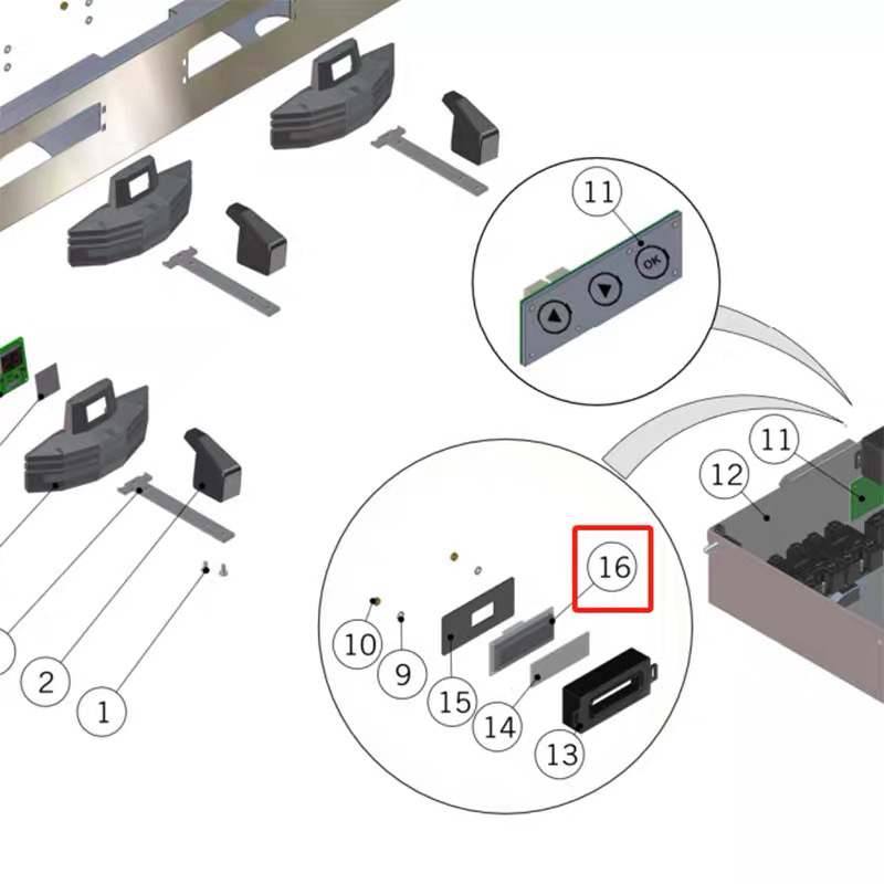 意大利lamarzocco辣妈Linea PB AV半自动咖啡机通用显示屏配件
