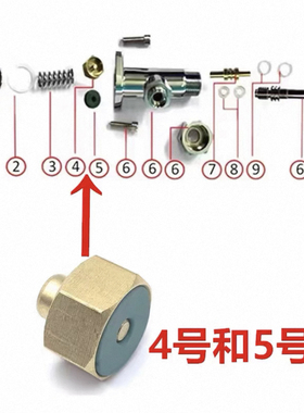 拉迪天纳 LaDeTiNa/卡法Kaffa咖啡机蒸汽阀密封圈密封垫蒸汽阀芯