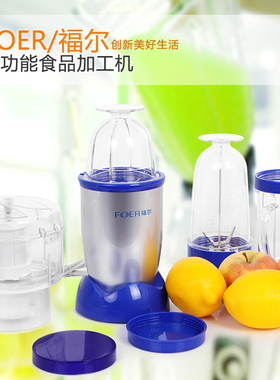FORE/福尔 FE2166多功能料理机食品加工机绞肉杯研磨果汁豆浆机