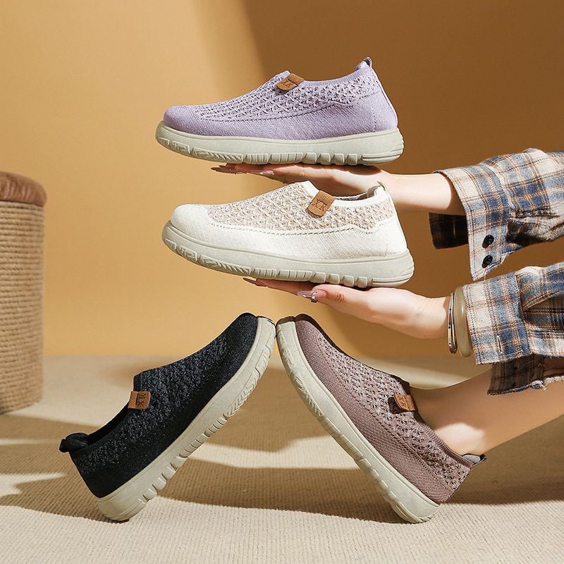 春秋新款老北京布鞋女单鞋软底舒适一脚蹬妈妈鞋厂家直销休闲鞋,女鞋,老爹鞋,淘宝优惠券,粉丝福利购,淘宝优惠卷