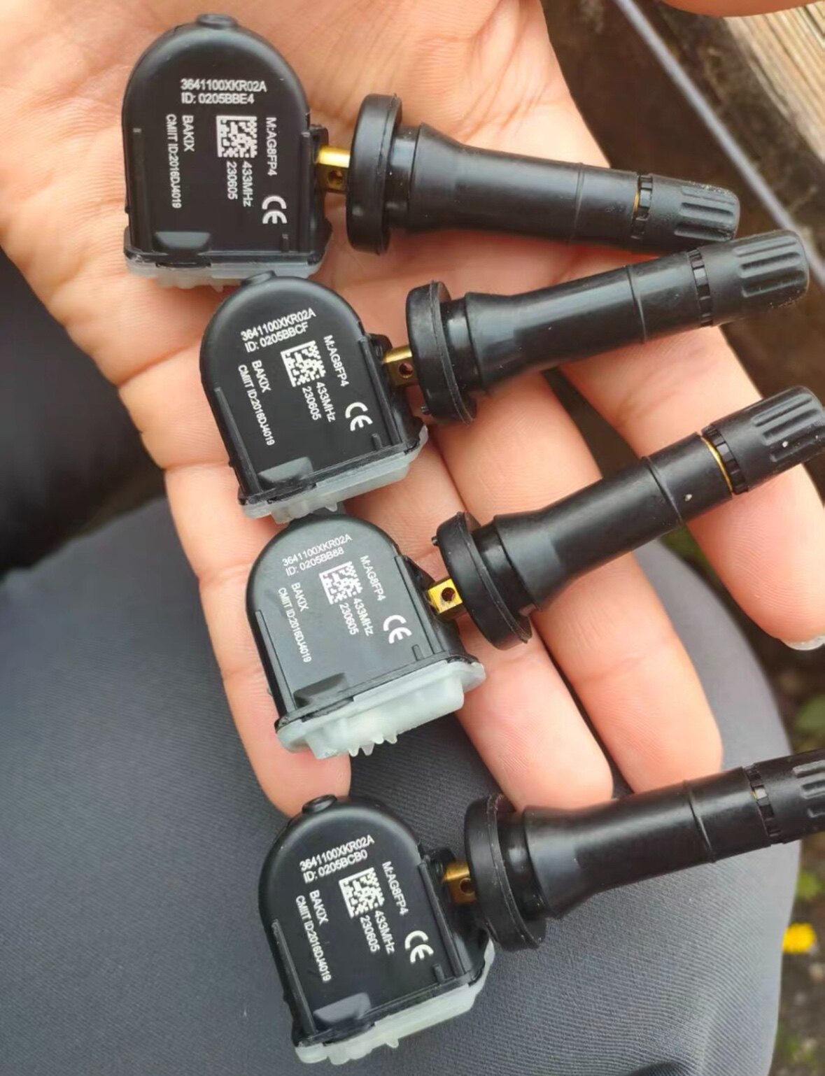 适用于长城炮胎压传感器长城炮轮胎压力温度传感器长城炮胎压电池