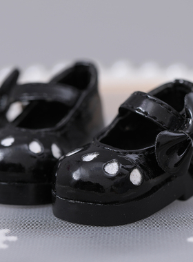 BJD娃娃  小皮鞋 黑色 公主鞋 6分 SD娃娃 娃鞋