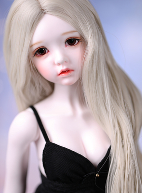1/3BJD/ SD娃娃衣服 Emma艾玛 黑色吊带裙子 娃衣