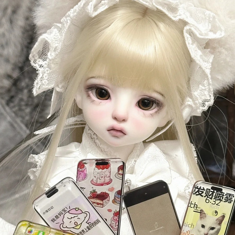 bjd娃娃bjd4分女娃Eunice猪猪bjd素体sd娃娃bjd人偶娃娃礼物可爱