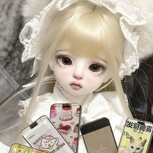 bjd娃娃bjd4分女娃Eunice猪猪bjd素体sd娃娃bjd人偶娃娃礼物可爱
