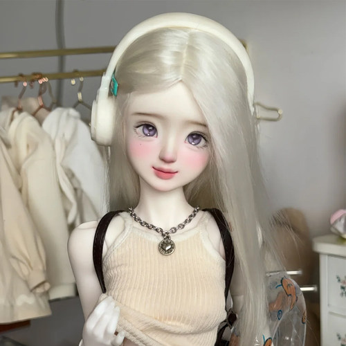 4分女娃黛儿bjd素体sd娃关节人偶