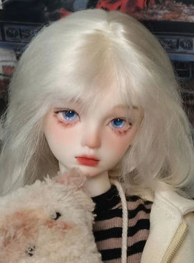 bjd娃娃四分bjd正版娃娃4分小牛仔女娃bjd素体sd娃娃bjd人偶娃娃
