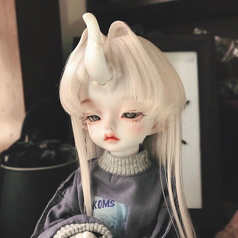【假发】bjd sd娃娃假发 1/6分男女娃通用 高温发丝 麒麟同款