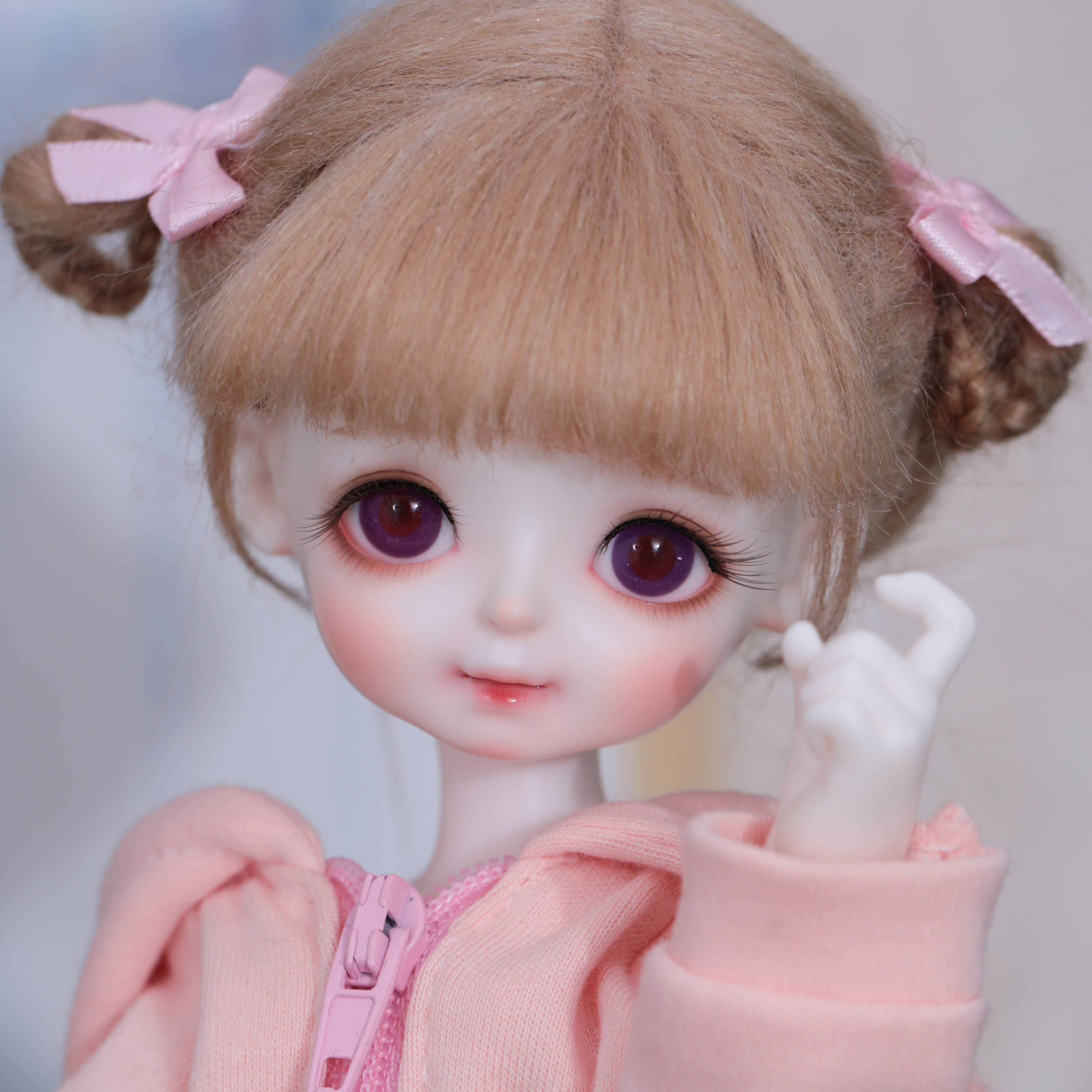 6分丸子可选衣服假发新品bjd娃娃