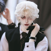 BJD娃娃3分男娃S.Ender Devil Hunter表情狗壮叔体关节玩偶化妆