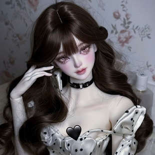 bjd娃娃sd娃3分女娃小姝 bjd御姐风素体关节人偶化妆娃娃气质女神