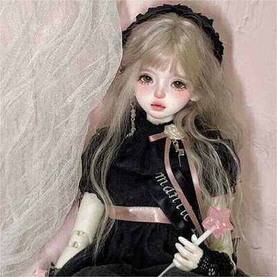 艾寇关节可动化妆玩偶sd4分女娃