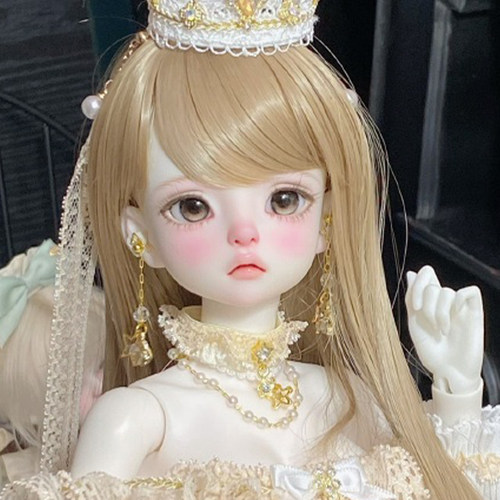 bjd娃娃bjd4分女娃Eunice猪猪bjd素体sd娃娃bjd人偶娃娃礼物可爱