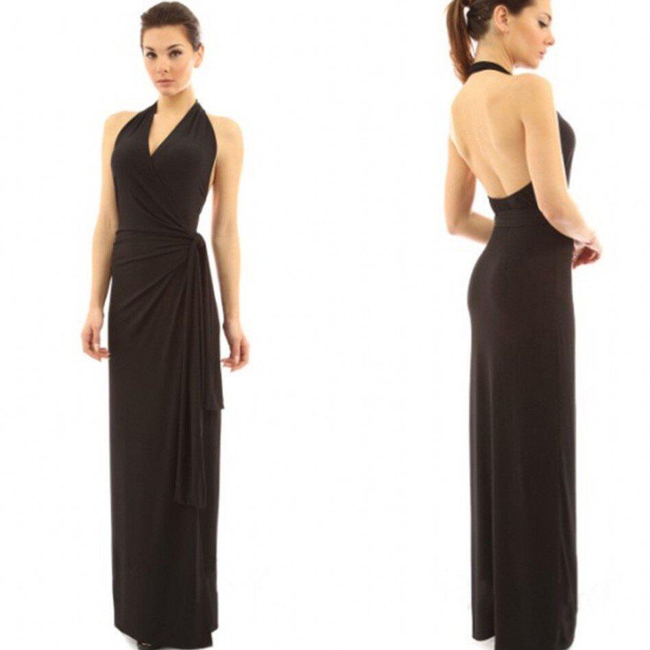 A long black halter dress with a strapless|msdalam kategori adat peribadi/Design Services/DIY, beg pakaian adat, Pakaian adat, pakaian/pakaian seragam/perkhidmatan perniagaan disesuaikan - dari Buy2taobao.com untuk memberikan perkhidmatan ejen Taobao profesional membeli