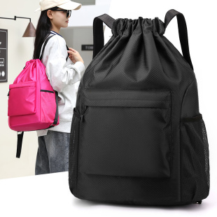 干湿分离收纳包篮球包男女游泳收纳包健身轻便包印logo防水包韩版