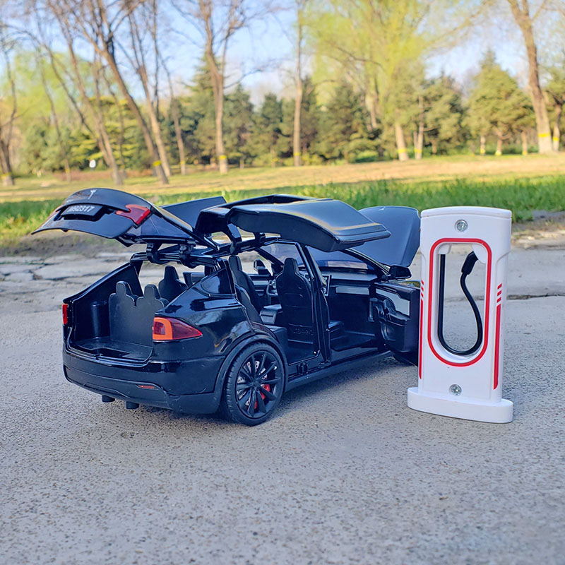 特斯拉合金汽车模型玩具车
