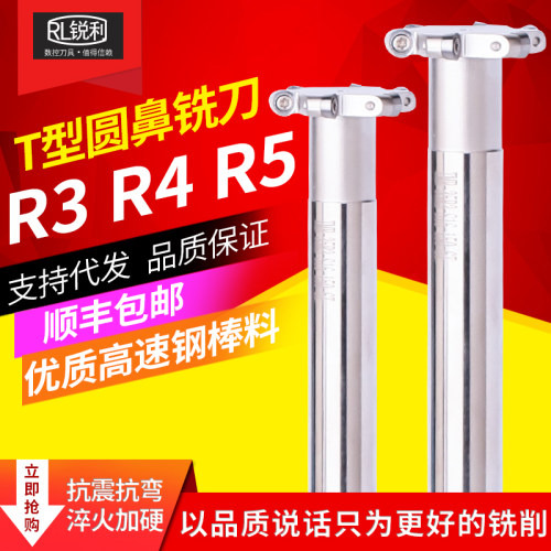 锐利T型圆鼻铣刀杆R4铣槽
